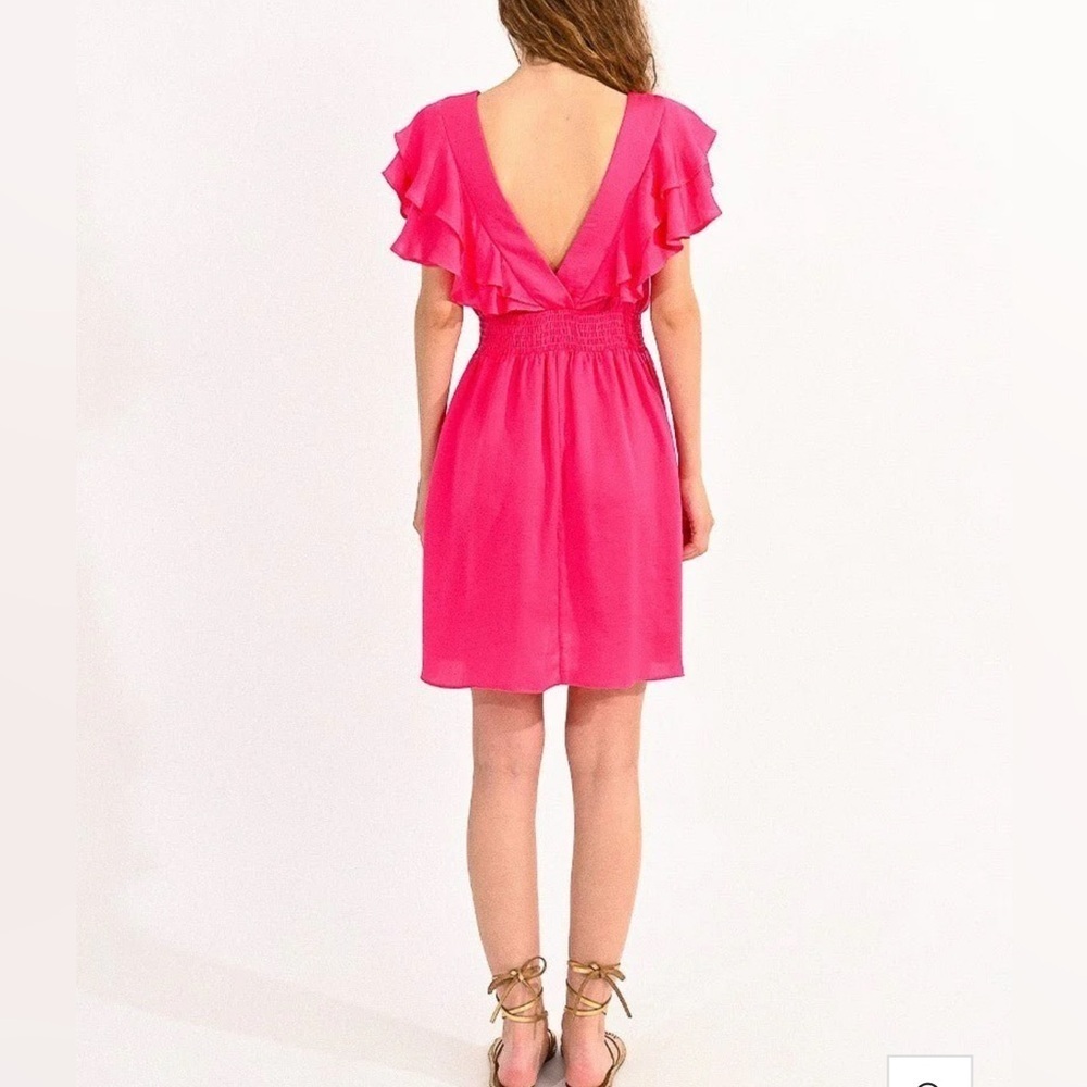 NWT Lili Sidonio by Molly Bracken Mini Dress in Fushia Size M - Picture 3 of 11
